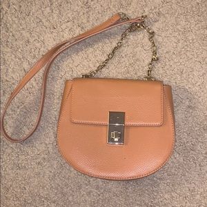 Brown hand bag